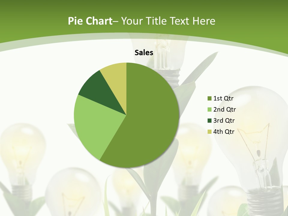 Solution Illuminated Grass PowerPoint Template