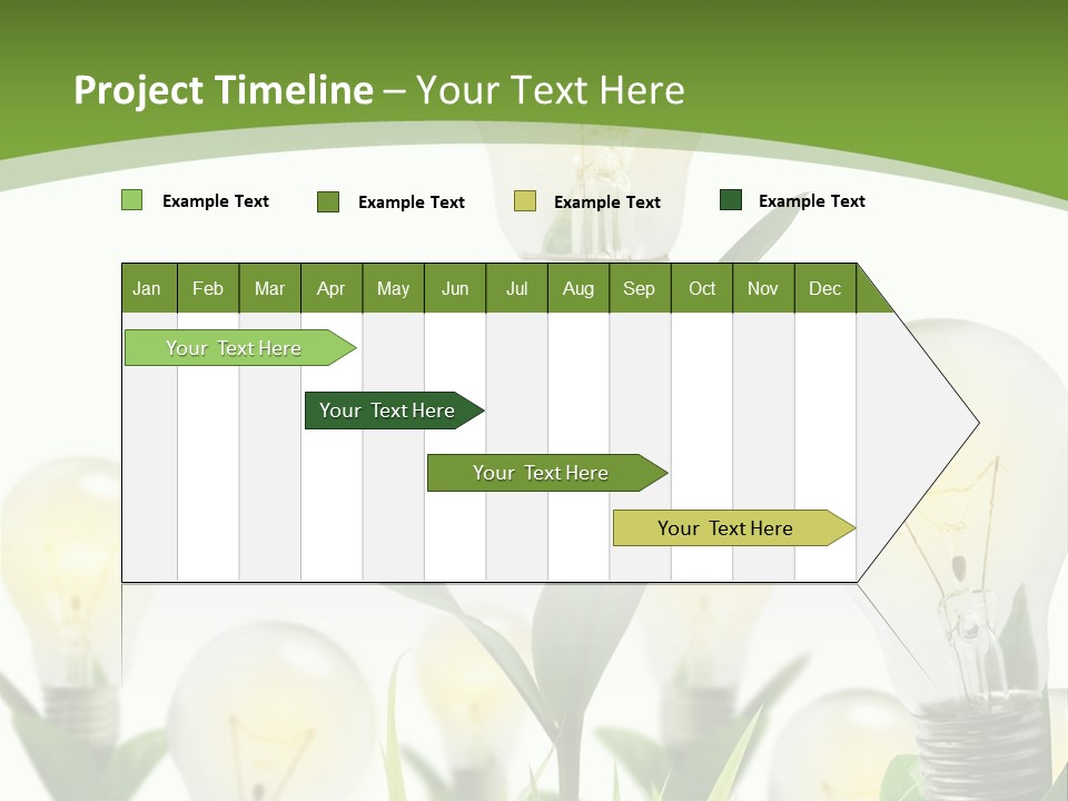 Solution Illuminated Grass PowerPoint Template