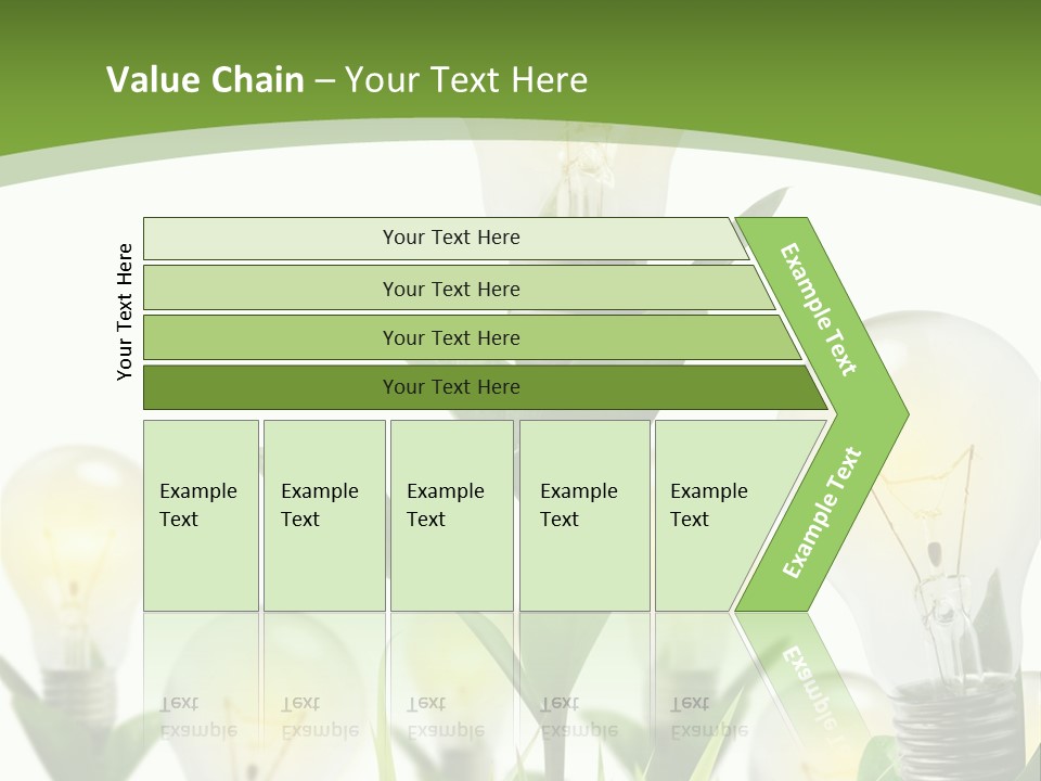 Solution Illuminated Grass PowerPoint Template