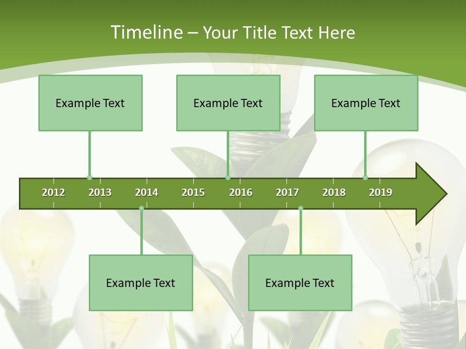 Solution Illuminated Grass PowerPoint Template