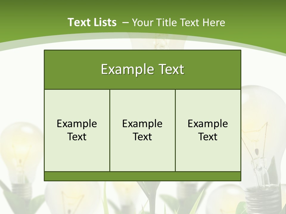 Solution Illuminated Grass PowerPoint Template