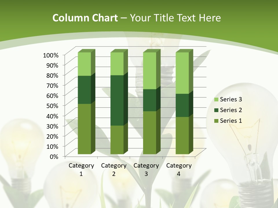 Solution Illuminated Grass PowerPoint Template