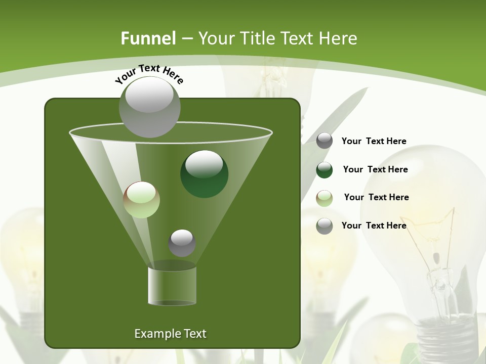 Solution Illuminated Grass PowerPoint Template