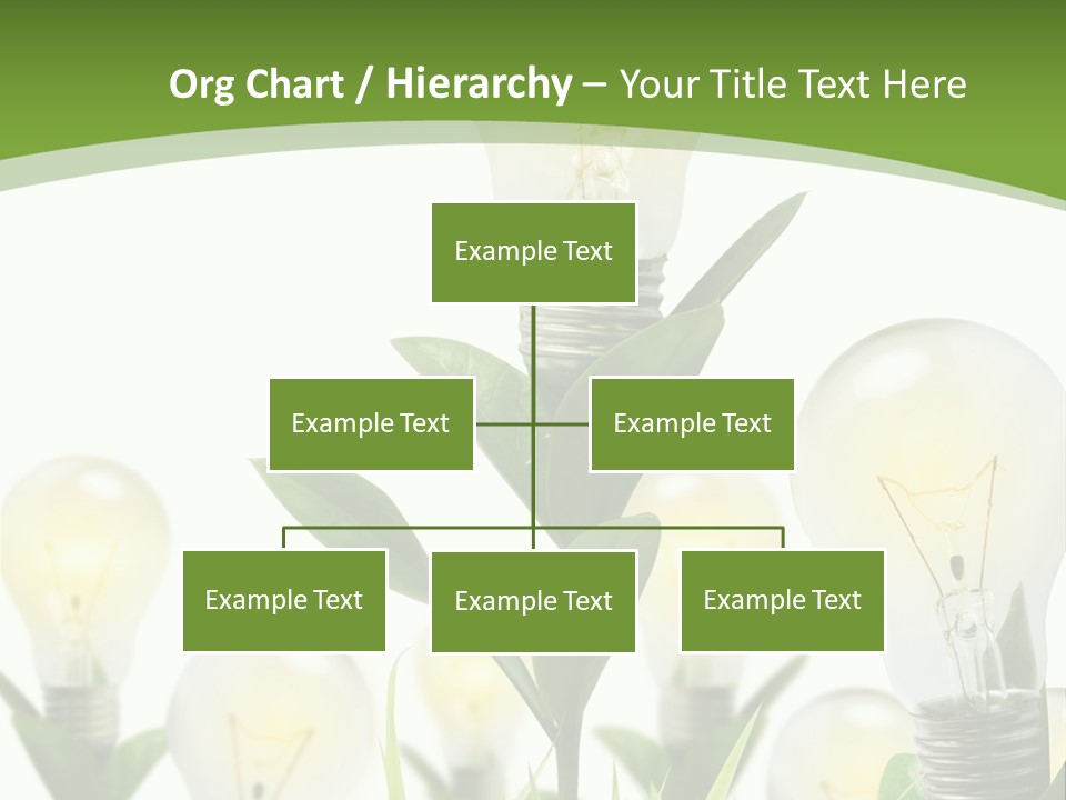 Solution Illuminated Grass PowerPoint Template