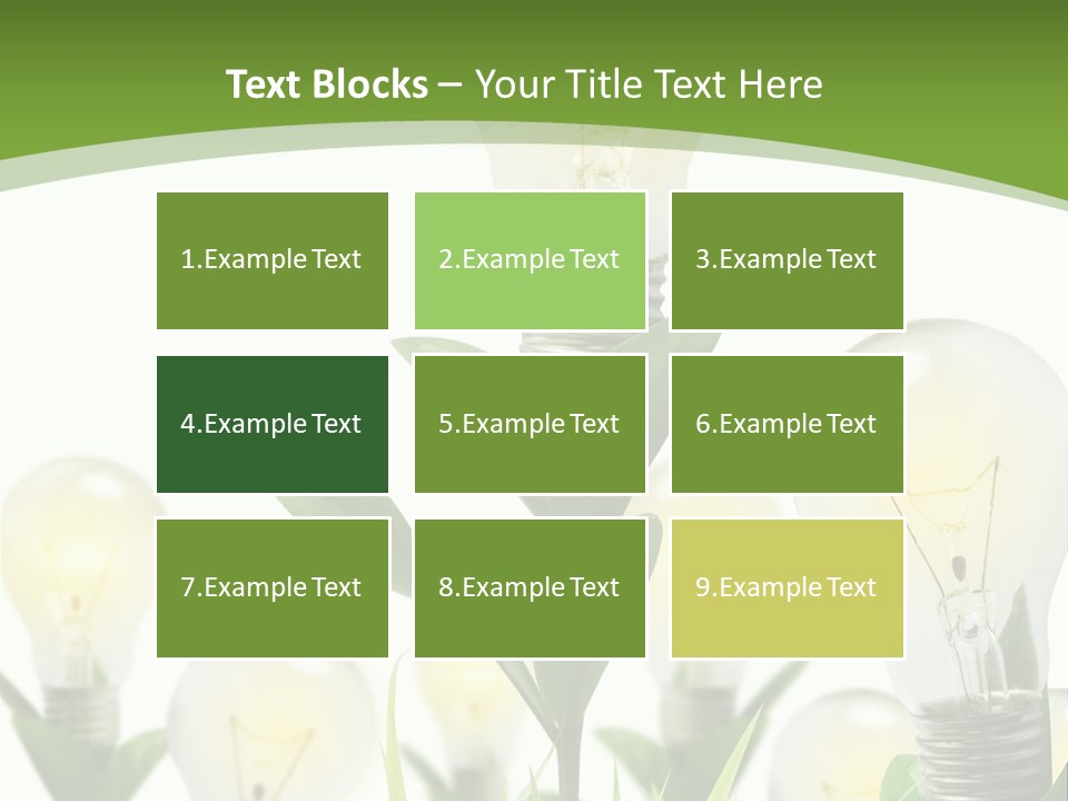 Solution Illuminated Grass PowerPoint Template