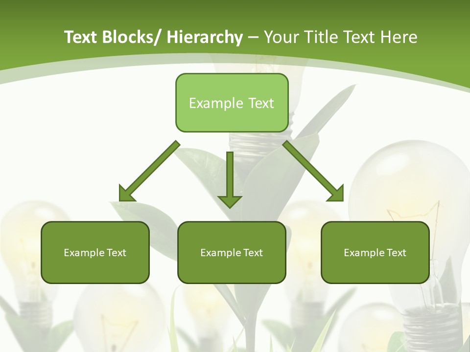 Solution Illuminated Grass PowerPoint Template