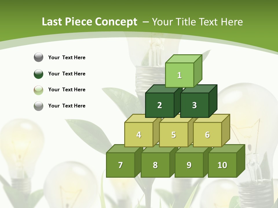 Solution Illuminated Grass PowerPoint Template