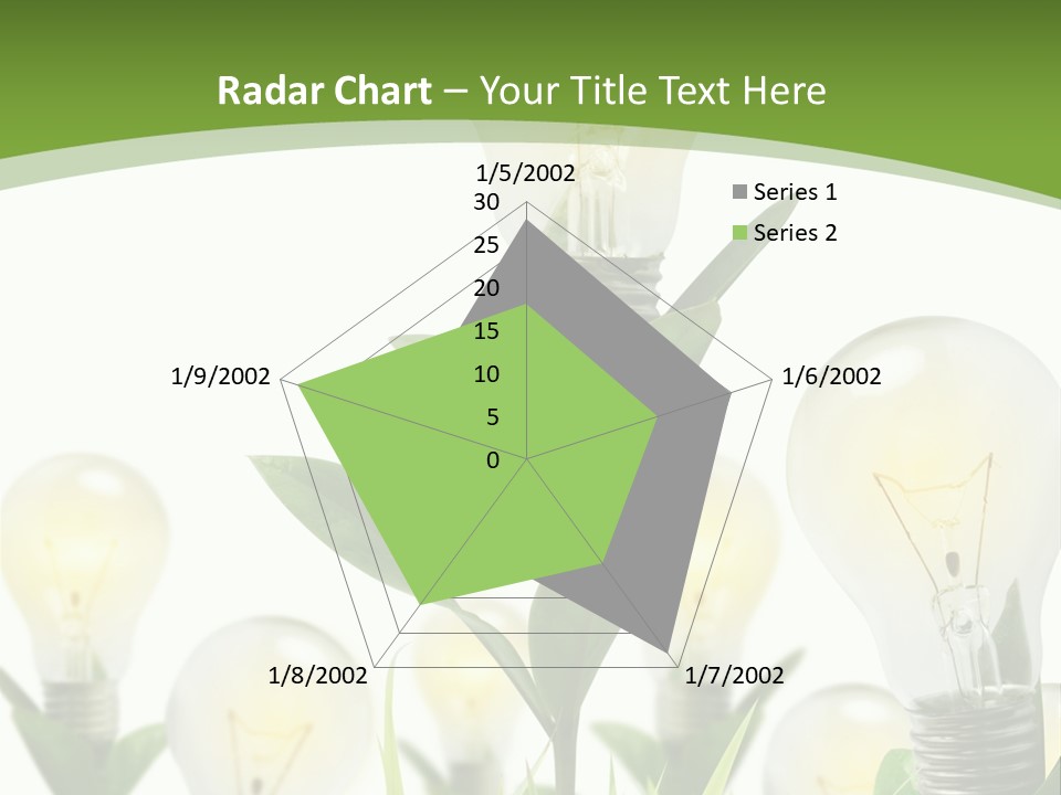 Solution Illuminated Grass PowerPoint Template
