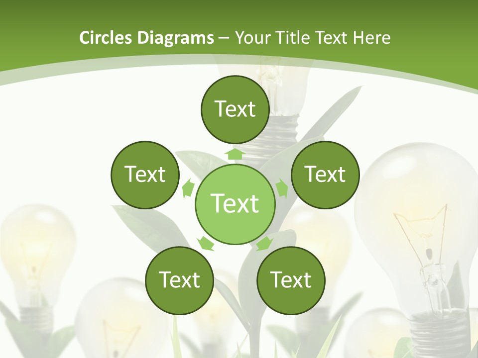 Solution Illuminated Grass PowerPoint Template