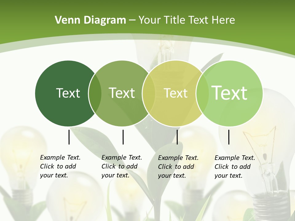 Solution Illuminated Grass PowerPoint Template
