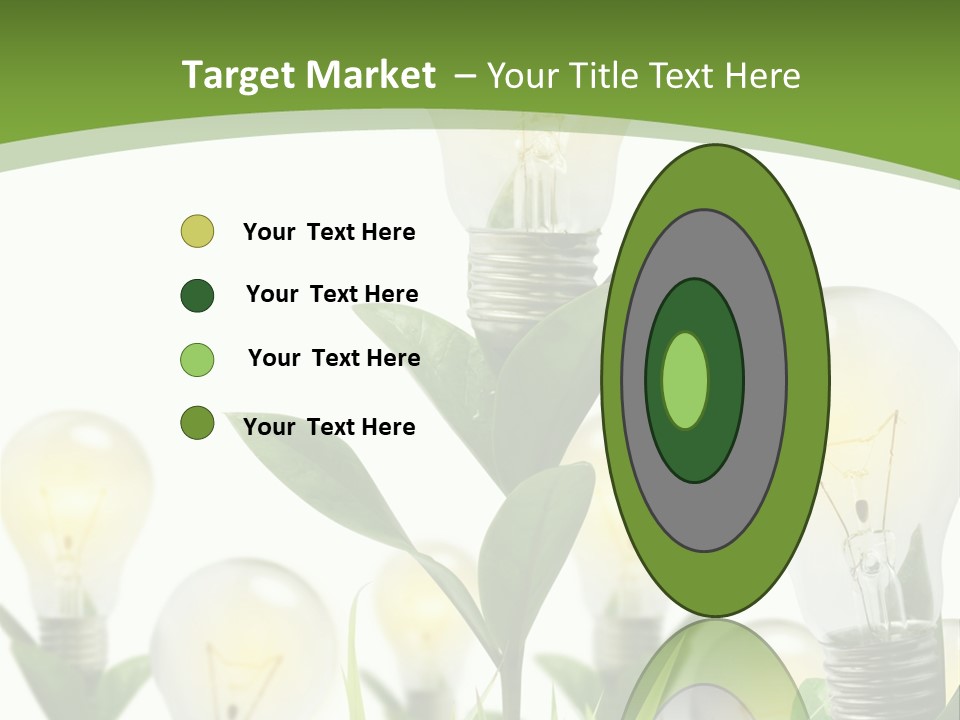 Solution Illuminated Grass PowerPoint Template