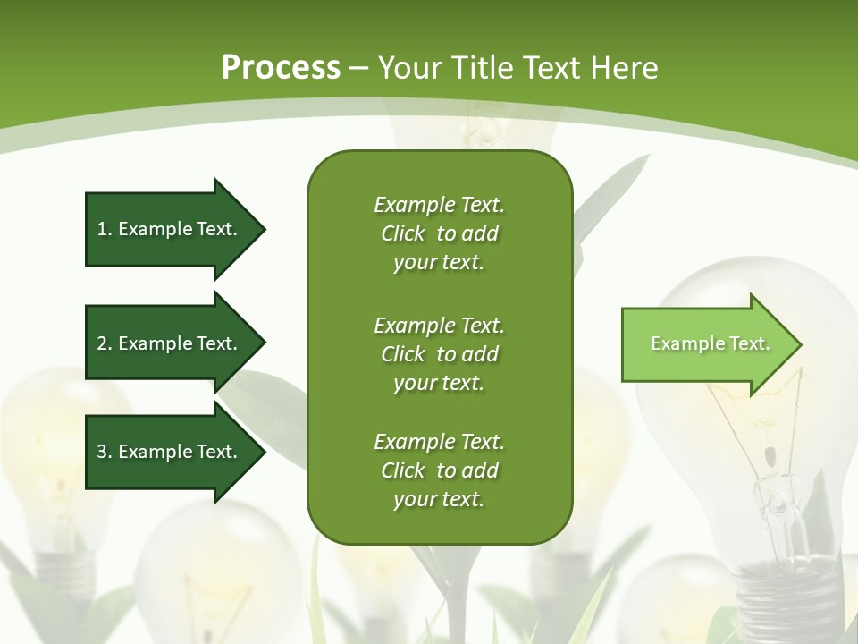 Solution Illuminated Grass PowerPoint Template