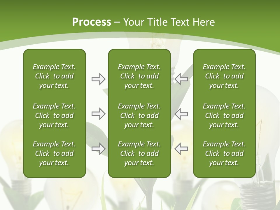 Solution Illuminated Grass PowerPoint Template