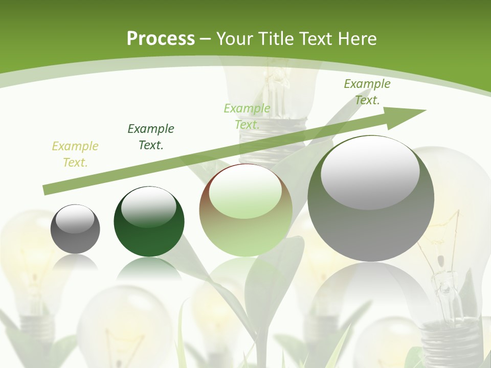 Solution Illuminated Grass PowerPoint Template