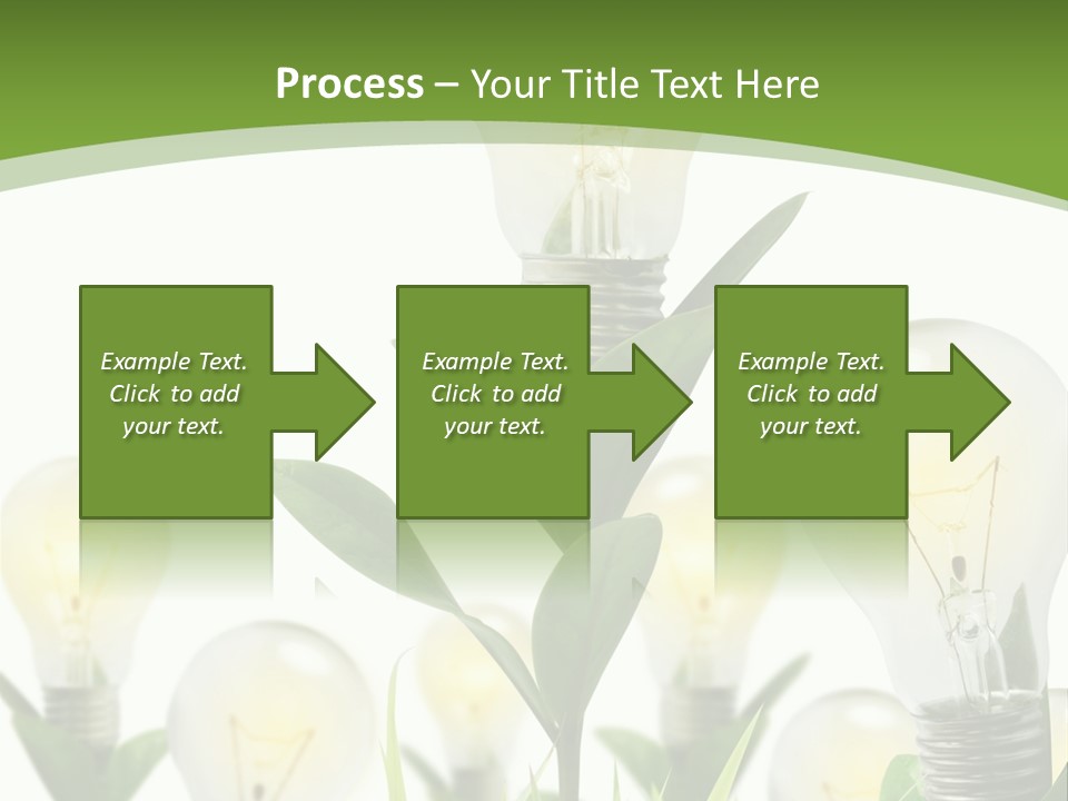 Solution Illuminated Grass PowerPoint Template