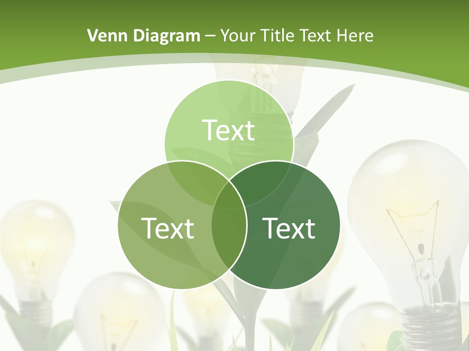 Solution Illuminated Grass PowerPoint Template