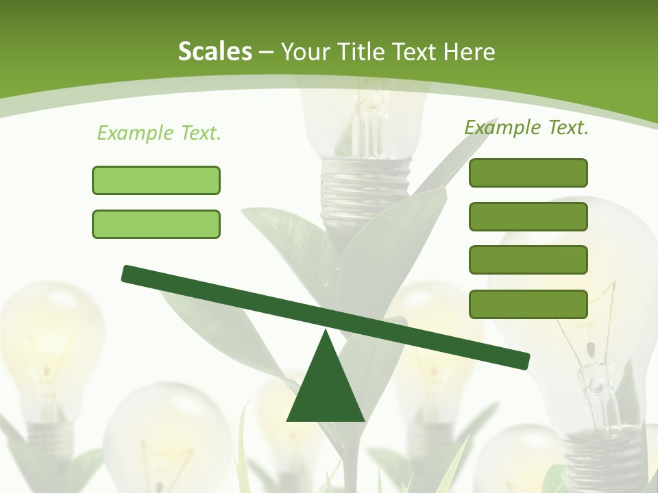 Solution Illuminated Grass PowerPoint Template
