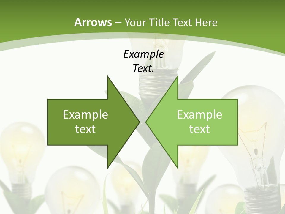 Solution Illuminated Grass PowerPoint Template