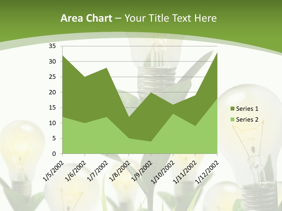 Solution Illuminated Grass PowerPoint Template