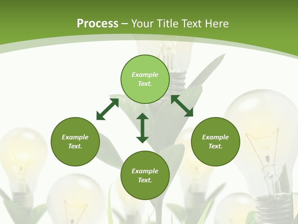 Solution Illuminated Grass PowerPoint Template