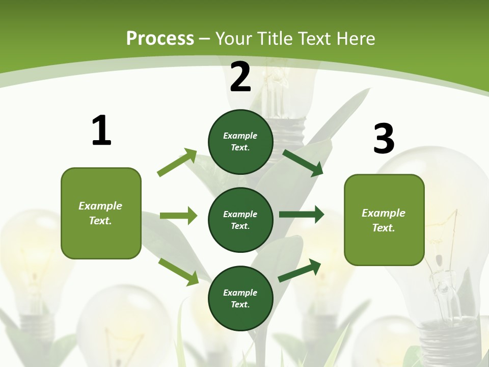 Solution Illuminated Grass PowerPoint Template