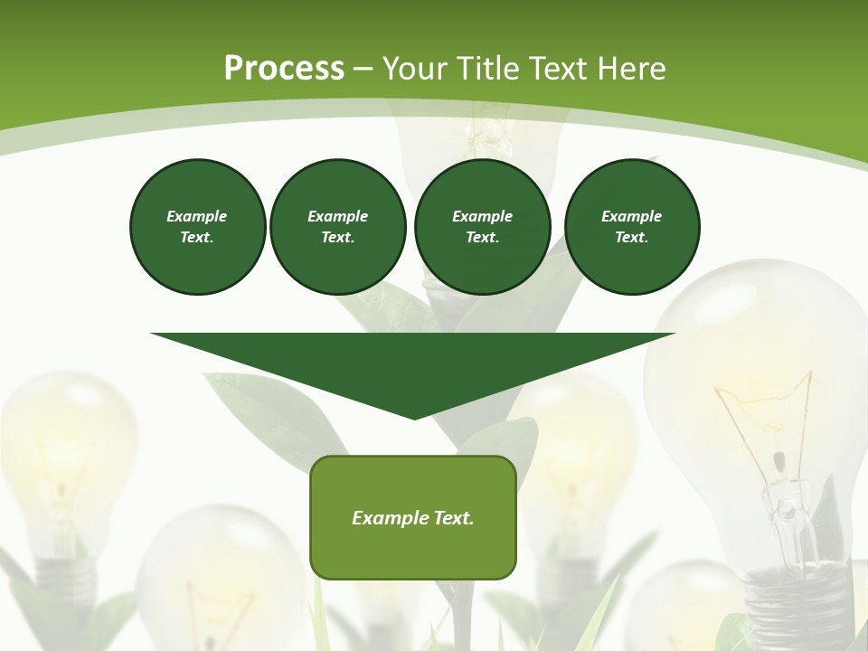 Solution Illuminated Grass PowerPoint Template