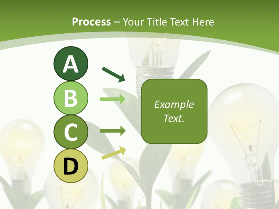 Solution Illuminated Grass PowerPoint Template