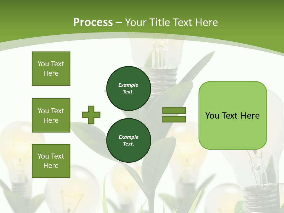 Solution Illuminated Grass PowerPoint Template