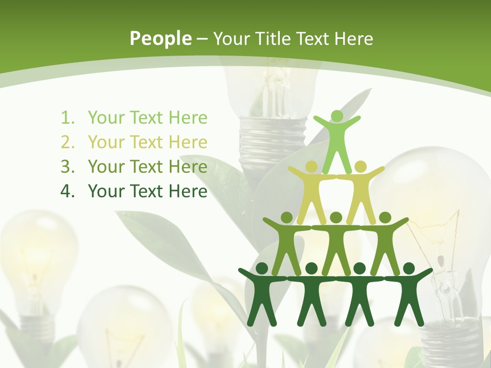 Solution Illuminated Grass PowerPoint Template