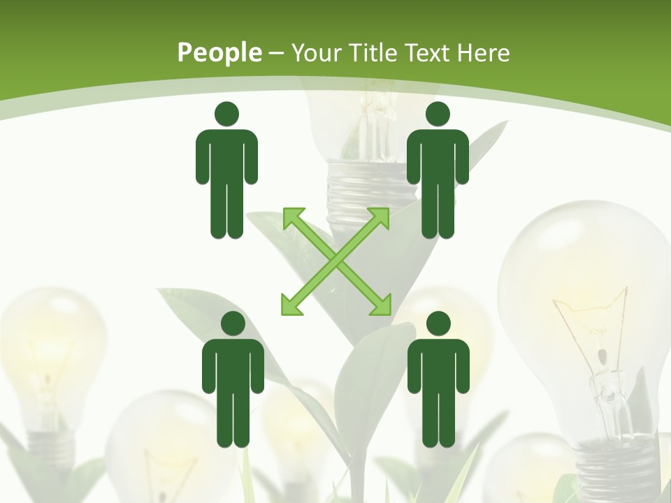 Solution Illuminated Grass PowerPoint Template