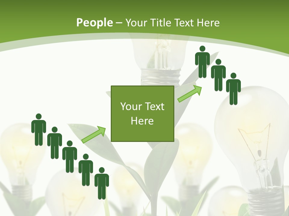 Solution Illuminated Grass PowerPoint Template