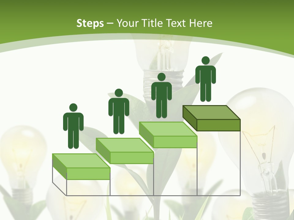Solution Illuminated Grass PowerPoint Template