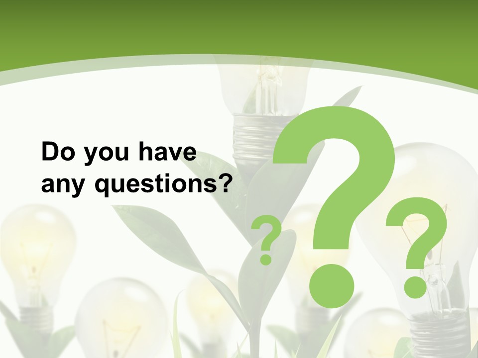 Solution Illuminated Grass PowerPoint Template