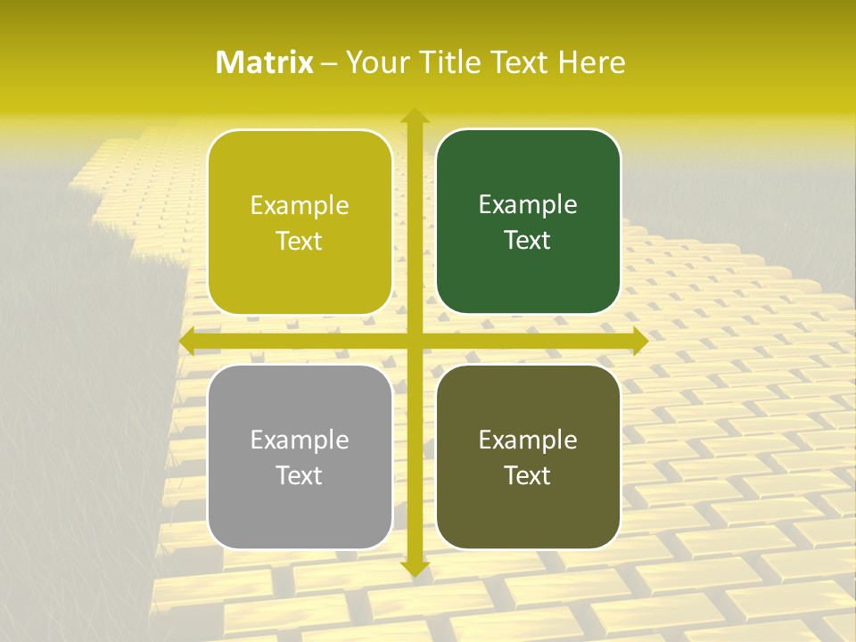 Ingot Contemplation Abundance PowerPoint Template