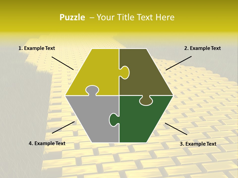 Ingot Contemplation Abundance PowerPoint Template