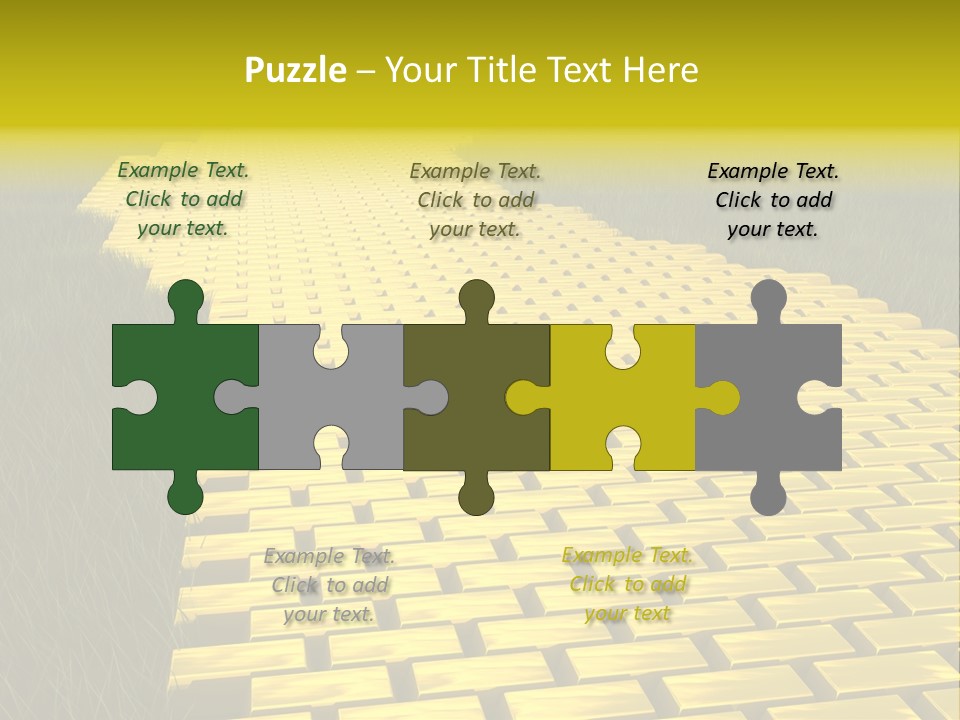 Ingot Contemplation Abundance PowerPoint Template