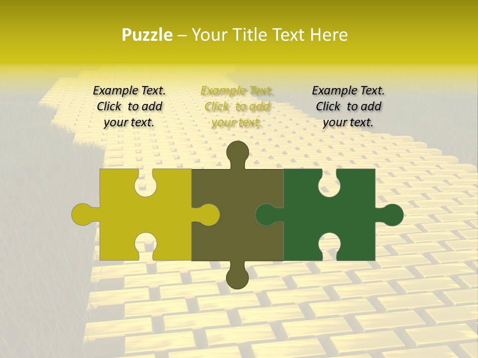 Ingot Contemplation Abundance PowerPoint Template