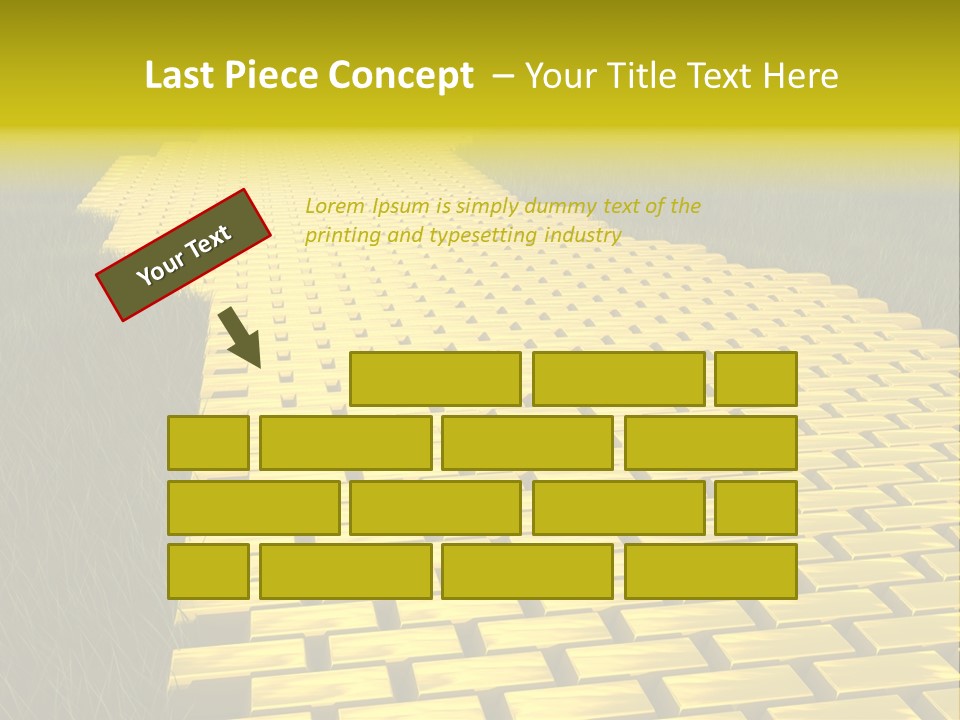 Ingot Contemplation Abundance PowerPoint Template