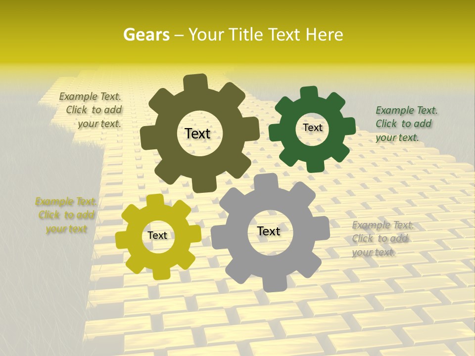 Ingot Contemplation Abundance PowerPoint Template