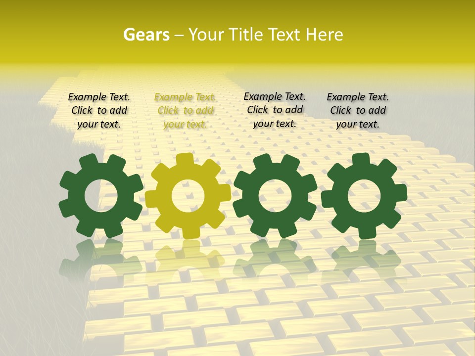 Ingot Contemplation Abundance PowerPoint Template