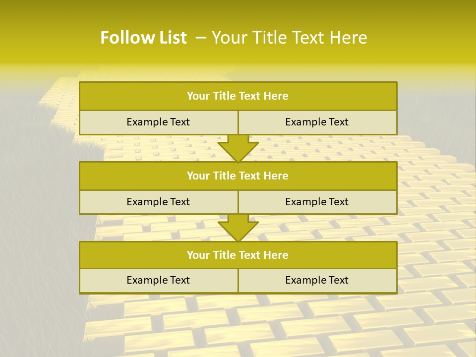 Ingot Contemplation Abundance PowerPoint Template