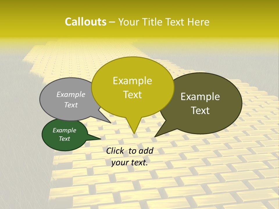 Ingot Contemplation Abundance PowerPoint Template