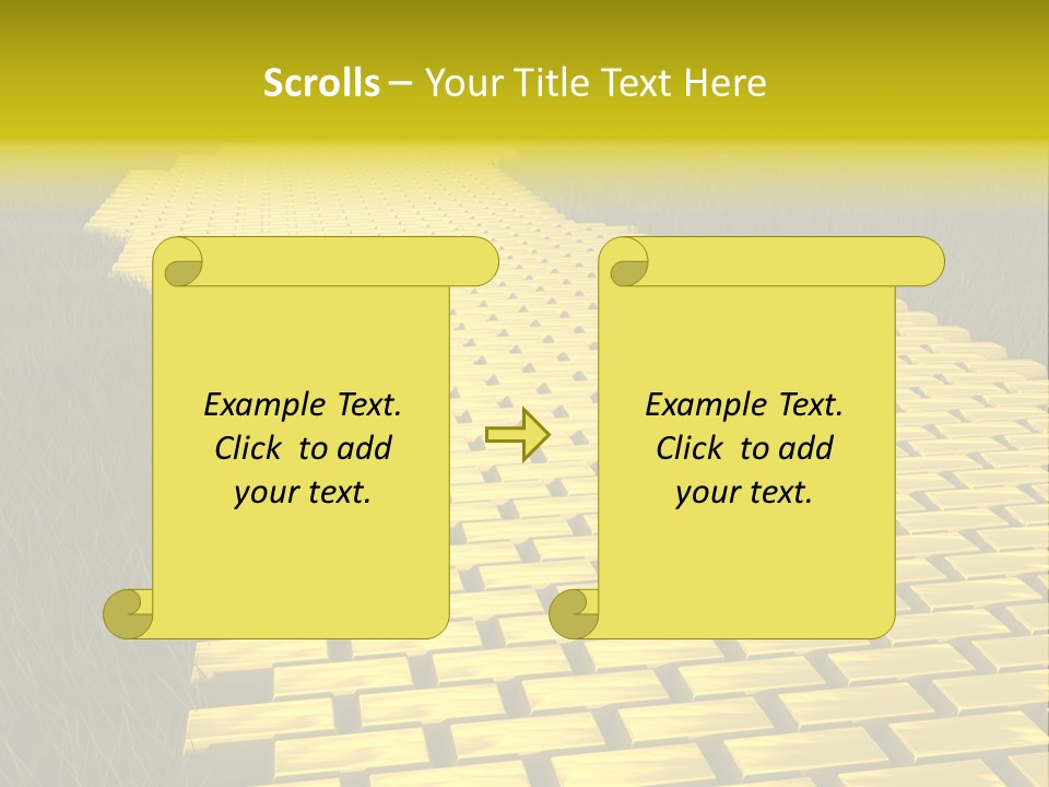 Ingot Contemplation Abundance PowerPoint Template