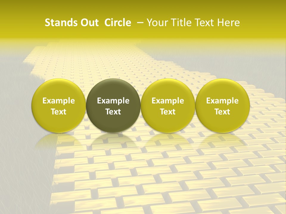 Ingot Contemplation Abundance PowerPoint Template