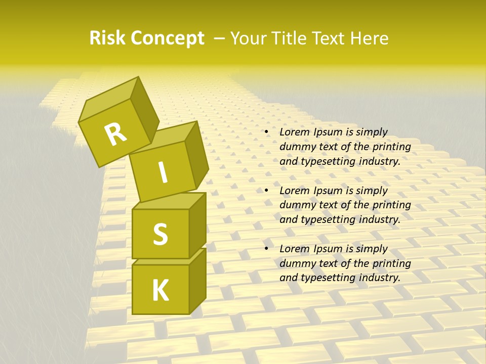 Ingot Contemplation Abundance PowerPoint Template