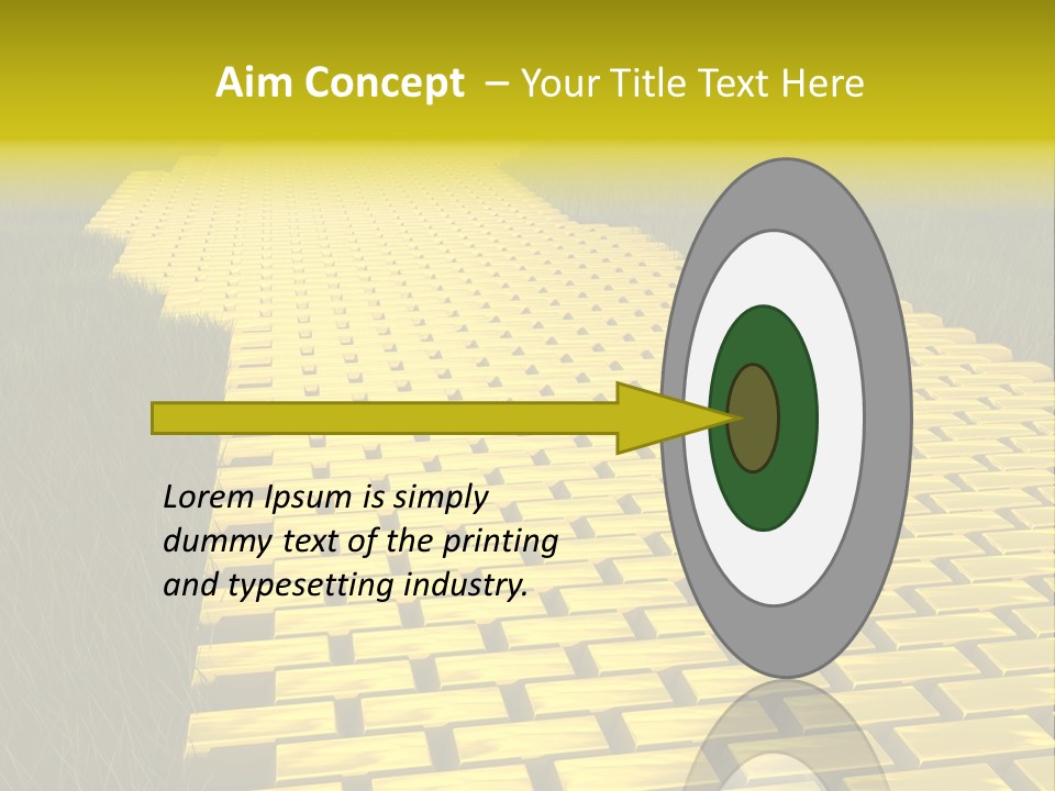 Ingot Contemplation Abundance PowerPoint Template