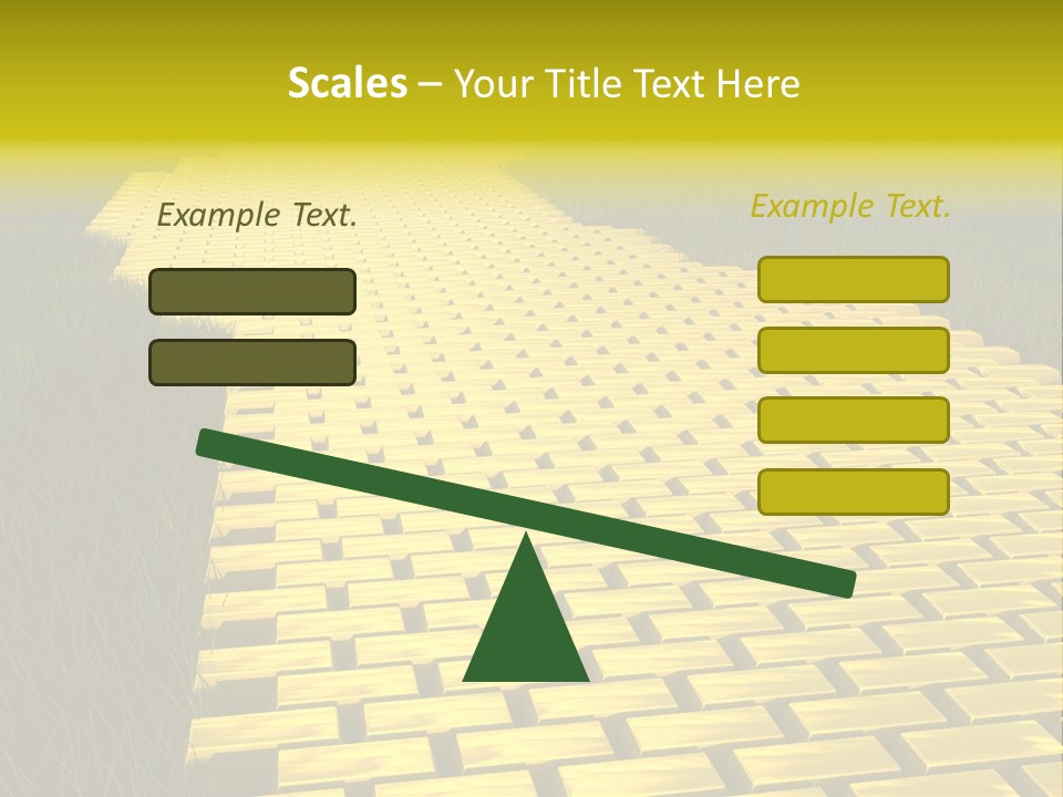Ingot Contemplation Abundance PowerPoint Template