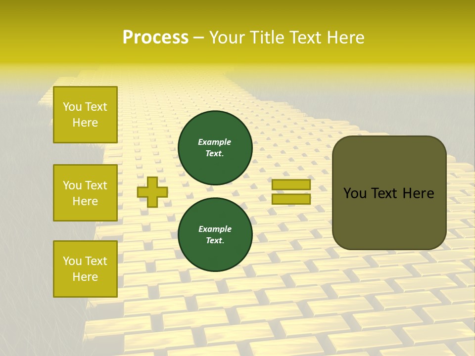 Ingot Contemplation Abundance PowerPoint Template