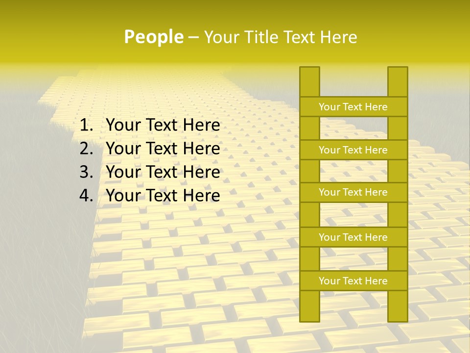 Ingot Contemplation Abundance PowerPoint Template