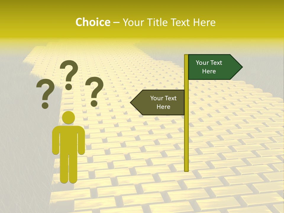 Ingot Contemplation Abundance PowerPoint Template